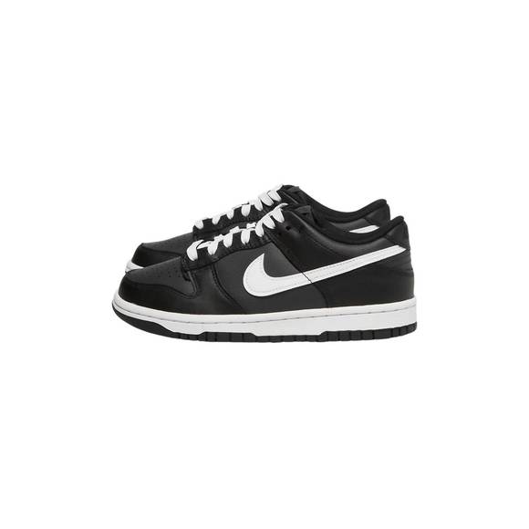 nike big kids dunk low black white off noir NEW NIKE kids dunk low sneakers in black white off noir